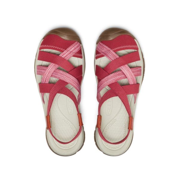 Women's Whisper Lattice Sandal | Garnet/Burnt Brick