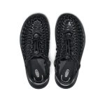 All Gender UNEEK Leather Sneaker  |  Perseid Black