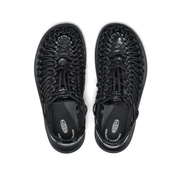 All Gender UNEEK Leather Sneaker  |  Perseid Black