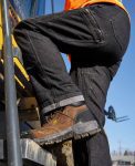 Women's Evanston 6 Waterproof Boot (Carbon Toe) | Bison/Black