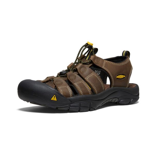 Men's Newport Leather Sandal Wide | Bison
