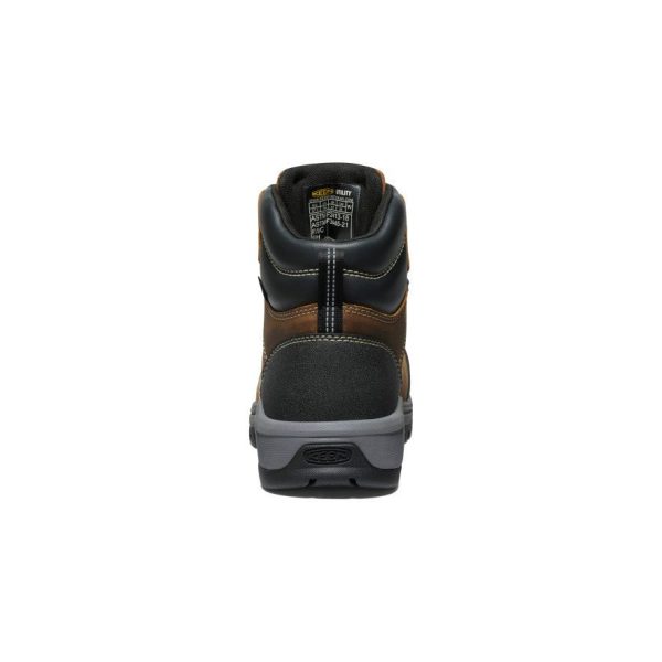 Women's Evanston 6 Waterproof Boot (Carbon Toe) | Bison/Black