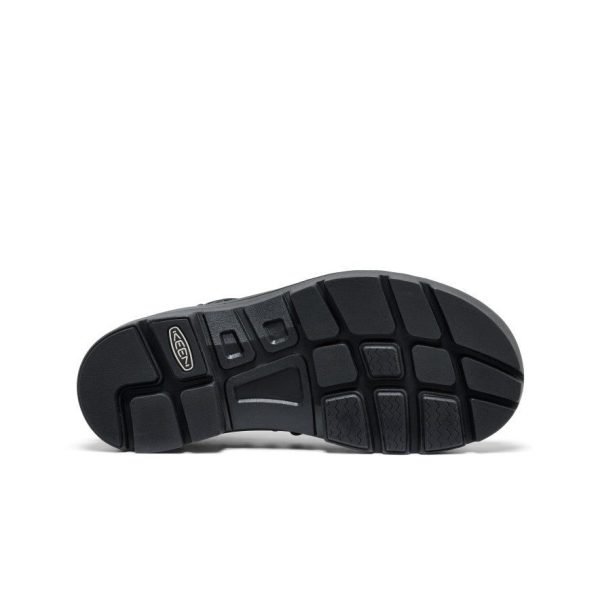 All Gender UNEEK PLT Mary Jane Sneaker  |  Black Smooth Lea