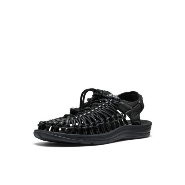 All Gender UNEEK Leather Sneaker  |  Perseid Black