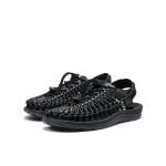 All Gender UNEEK Leather Sneaker  |  Perseid Black