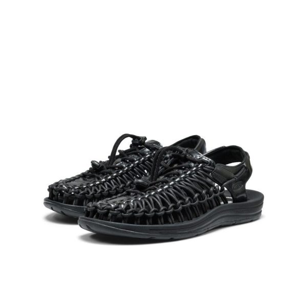 All Gender UNEEK Leather Sneaker  |  Perseid Black