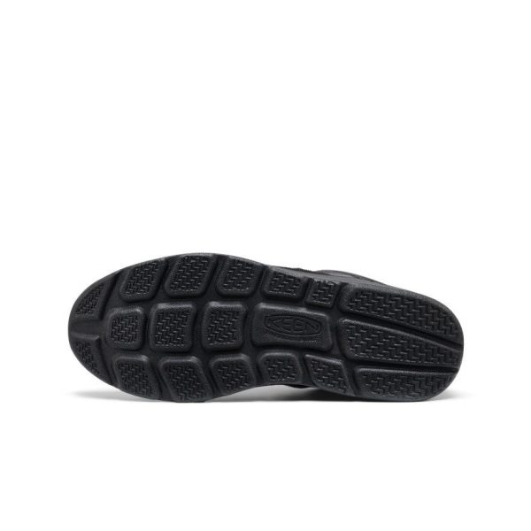 Men's KM2 Leather Jogger | Black/Black