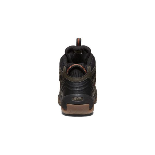 Men's Headout Waterproof Hiking Boot | Black Olive/Fossil Orange