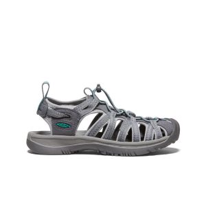 Women's Whisper  |  Medium Grey/Peacock Green