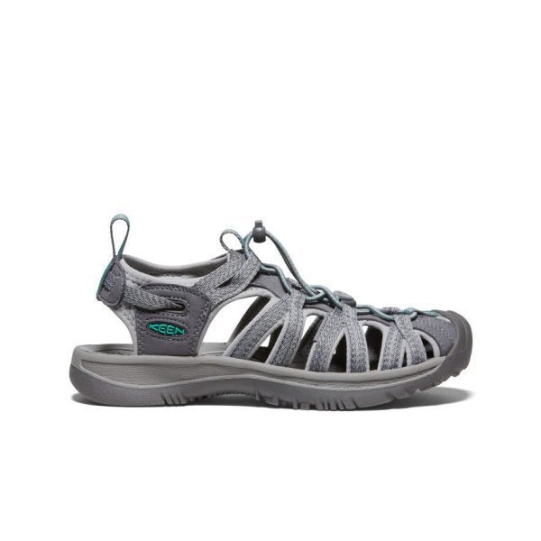 Women's Whisper  |  Medium Grey/Peacock Green