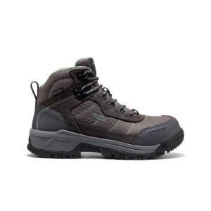 Women's Skokie Waterproof Work Boot (Carbon Toe)  |  Magnet/Black