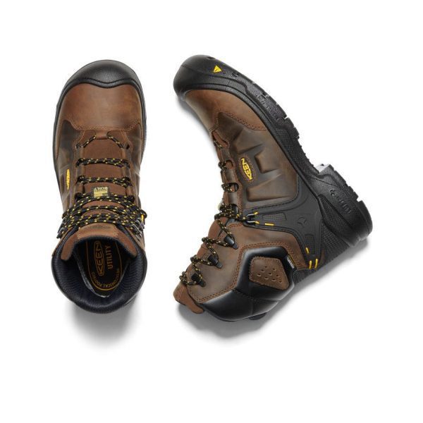 Men's Dover 8 Waterproof Boot (Carbon Toe)  |  Dark Earth/Black