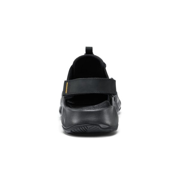 Men's Hyperport Fisherman Leather Sandal | Black/Keen Yellow
