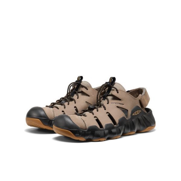 Men's Hyperport Fisherman Leather Sandal | Brindle/Oak Buff