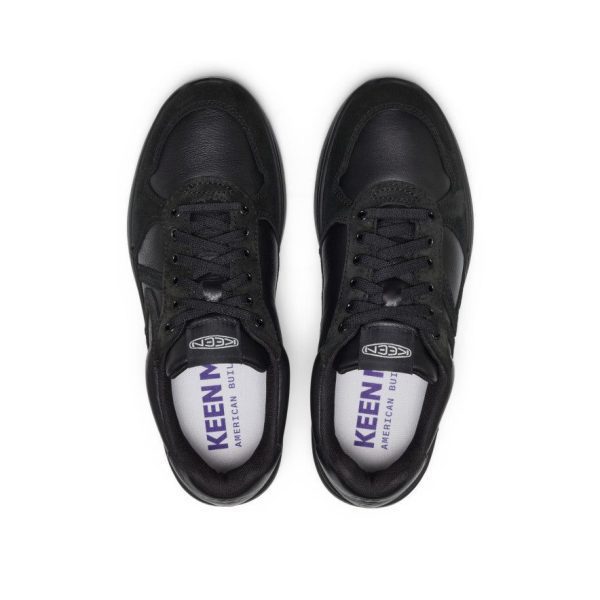 Men's KM2 Leather Jogger | Black/Black