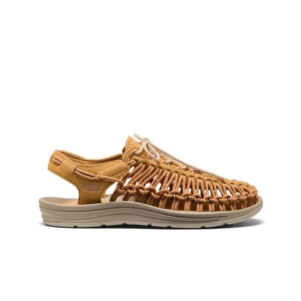 All Gender UNEEK Leather Sneaker | Oak Buff/Plaza Taupe