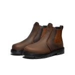 Women's San Jose Chelsea 90?? Heel Boot (Aluminum Toe) | Cascade Brown/Black