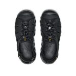 Men's Hyperport Fisherman Leather Sandal | Black/Keen Yellow
