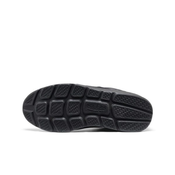 Women's KM2 Leather Jogger  |  Black/Black