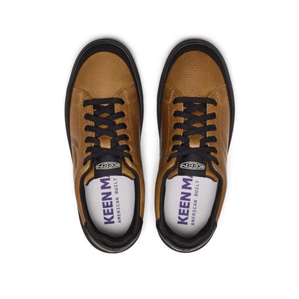 Men's KM1 Leather Sneaker  |  Bison/Black