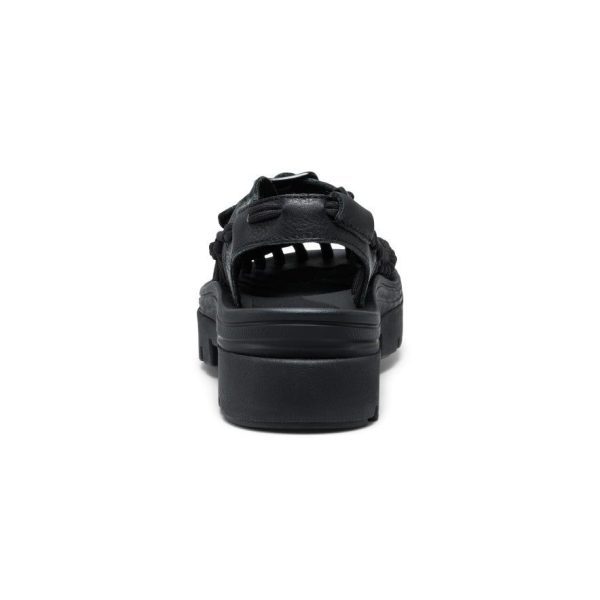 All Gender UNEEK PLT Mary Jane Sneaker  |  Black Smooth Lea