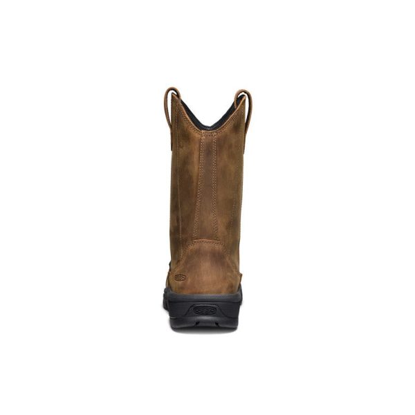 Women's Evanston Pull-On Waterproof Boot (Carbon Toe) | Bison/Black