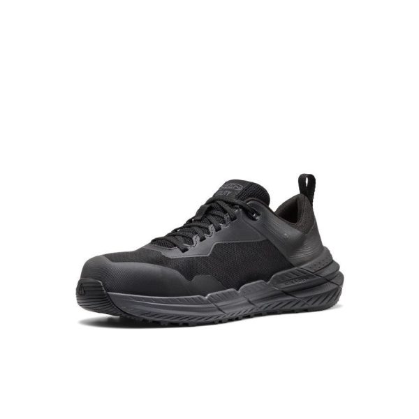 Women's Speedworks ESD Work Sneaker (Carbon Toe)  |  Black/Black