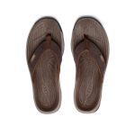 Men's Kona Leather Flip-Flop | Java/Dark Earth