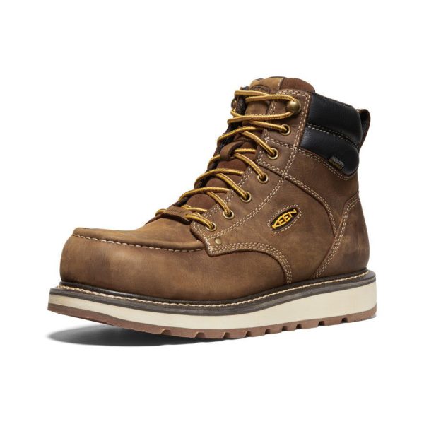 Men's Cincinnati 6 Waterproof Boot (Carbon Toe) | Belgian/Sandshell