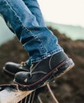Men's Liberty 6 Waterproof 90° Heel Boot (Carbon Toe) | Coffee Bean/Black