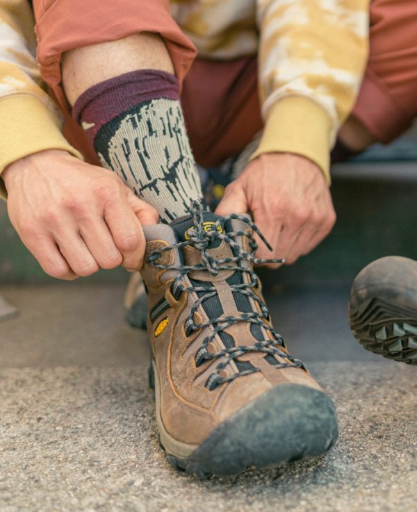 Men's Targhee II Waterproof Mid Wide | Shitake/Brindle