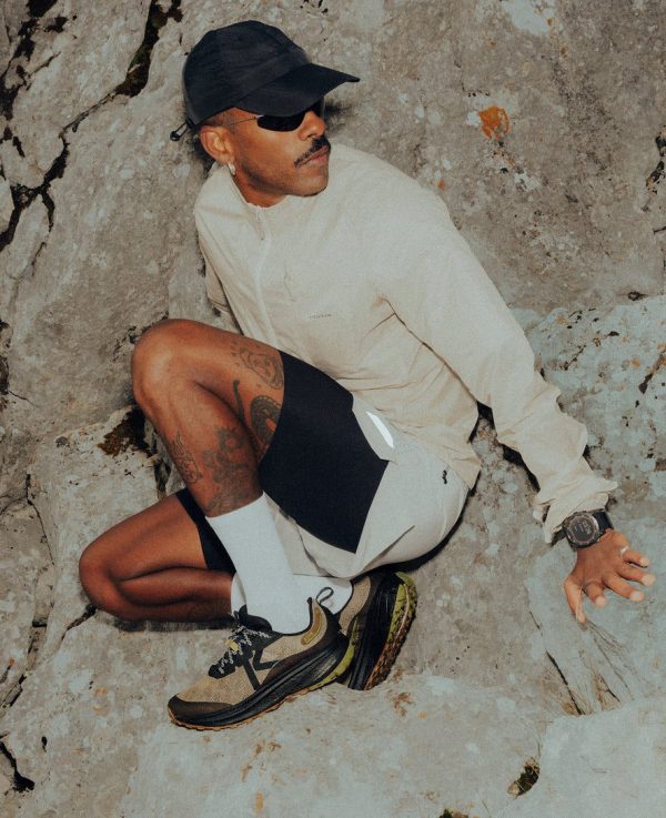 Men's Roam Trail Running Shoe | Magnet/Burnt Brick