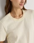 Lightweight Cotton Cashmere Relaxed Sweater Tee