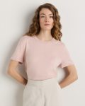 Lightweight Cotton Cashmere Relaxed Sweater Tee