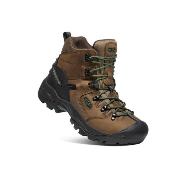Men's Pittsburgh Energy 6 Waterproof Boot (Soft Toe)  |  Cascade Brown/Greener Pastures