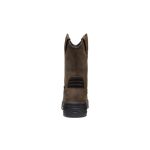 Men's CSA Flatland Pull-On Waterproof Work Boot INT MET (Carbon Toe)  |  Dark Brown/Black