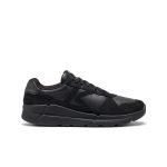 Men's KM2 Leather Jogger | Black/Black