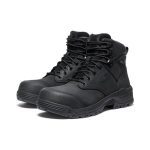 Men's Evanston 6 Waterproof Boot (Carbon Toe)  |  Black/Black