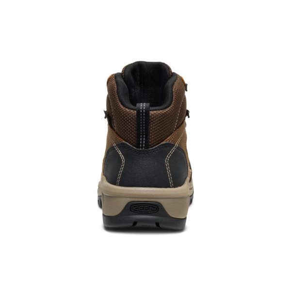 Women's Skokie Waterproof Work Boot (Soft Toe)  |  Bison/Black