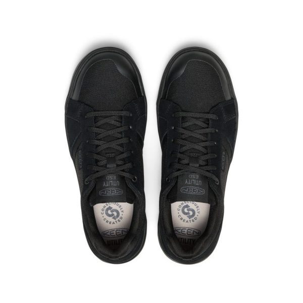 Men's Kenton ESD Work Shoe (Soft Toe) | Black/Black
