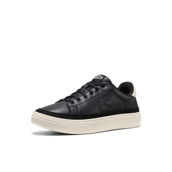 Women's KM1 Leather Sneaker | Black/Birch