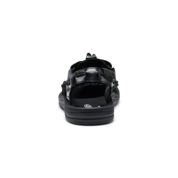 All Gender UNEEK Leather Sneaker  |  Perseid Black