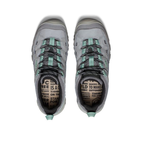 Women's Targhee IV Vented Hiking Shoe | Alloy/Granite Green