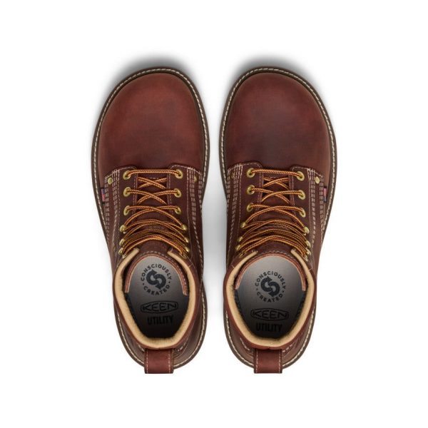 Men's Liberty 6 Waterproof 90° Heel Boot (Carbon Toe) | Bombay Brown/Gum