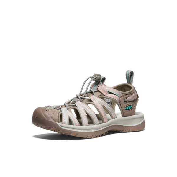 Women's Whisper | Taupe/Coral