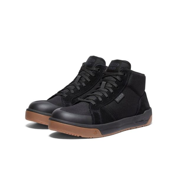 Men's Kenton Mid Work Shoe (Carbon Toe)  |  Black/Gum