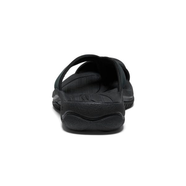 Men's Waimea Leather Flip-Flop | Black/Black