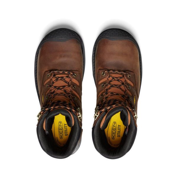 Men's Camden 8 Insulated Waterproof Boot (Carbon Toe)  |  Leather Brown/Black