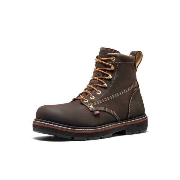 Men's Liberty 6 Waterproof 90° Heel Boot (Carbon Toe) | Coffee Bean/Black
