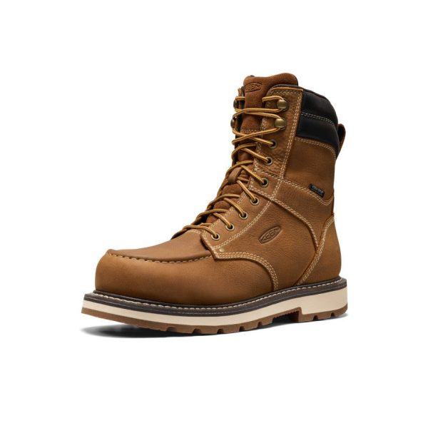 Men's Cincinnati 8 Waterproof 90° Heel Boot (Carbon Toe)  |  Belgian/Sandshell
